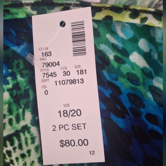 Vibrant Sleeveless avenue Animal Print Dress size 18/20 - Picture 3 of 3